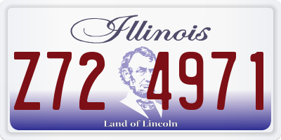 IL license plate Z724971