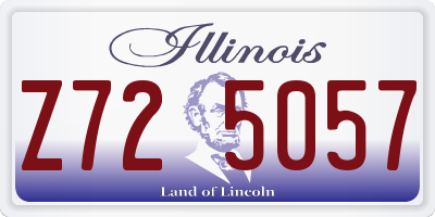 IL license plate Z725057