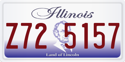 IL license plate Z725157