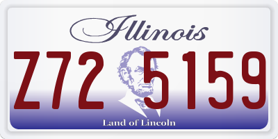 IL license plate Z725159
