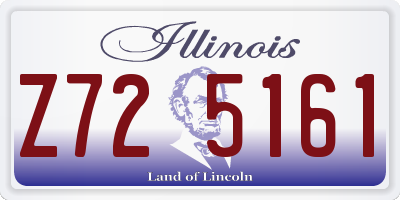 IL license plate Z725161