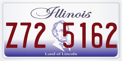 IL license plate Z725162