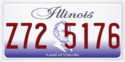 IL license plate Z725176