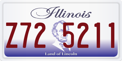 IL license plate Z725211
