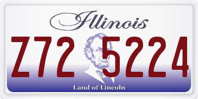 IL license plate Z725224