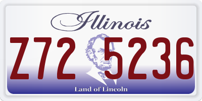 IL license plate Z725236