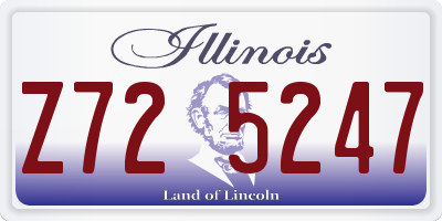 IL license plate Z725247