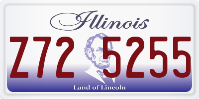 IL license plate Z725255
