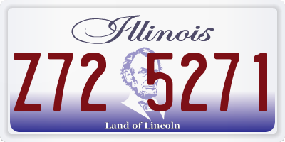 IL license plate Z725271