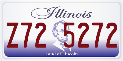 IL license plate Z725272