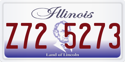 IL license plate Z725273