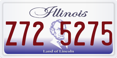 IL license plate Z725275