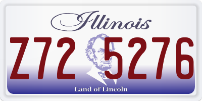 IL license plate Z725276