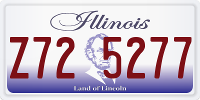 IL license plate Z725277