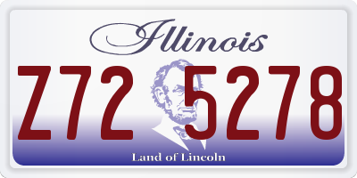 IL license plate Z725278