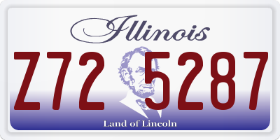 IL license plate Z725287
