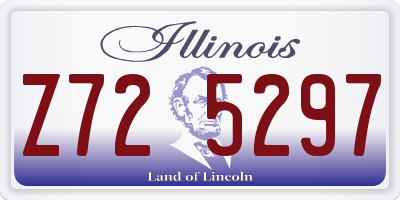 IL license plate Z725297