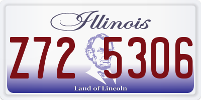 IL license plate Z725306
