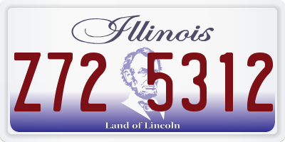 IL license plate Z725312