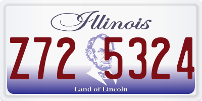 IL license plate Z725324