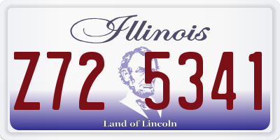 IL license plate Z725341