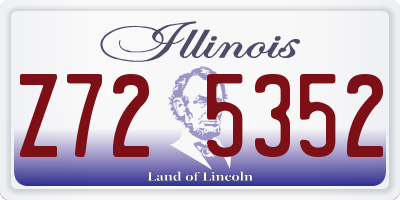 IL license plate Z725352