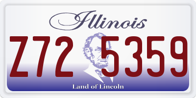 IL license plate Z725359