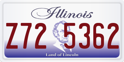 IL license plate Z725362