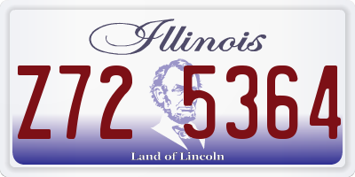 IL license plate Z725364