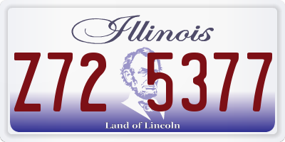 IL license plate Z725377