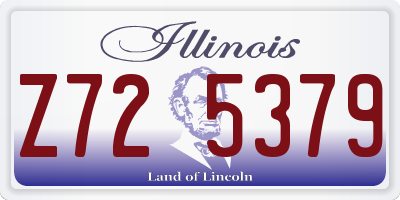 IL license plate Z725379
