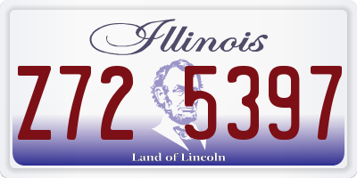 IL license plate Z725397