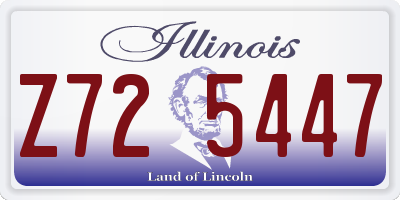 IL license plate Z725447