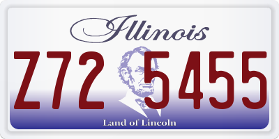 IL license plate Z725455