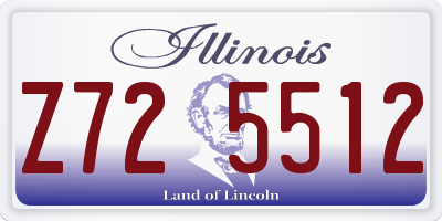 IL license plate Z725512
