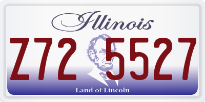 IL license plate Z725527