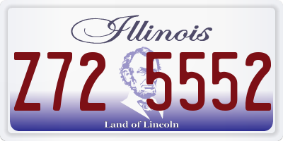 IL license plate Z725552