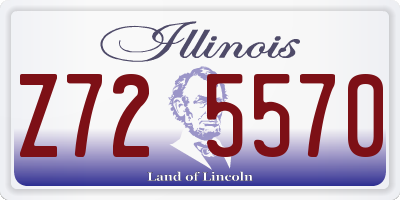 IL license plate Z725570