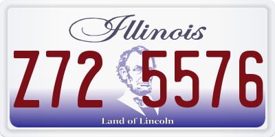 IL license plate Z725576