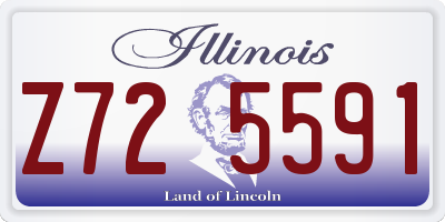 IL license plate Z725591