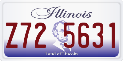 IL license plate Z725631