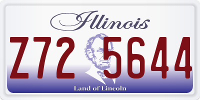 IL license plate Z725644