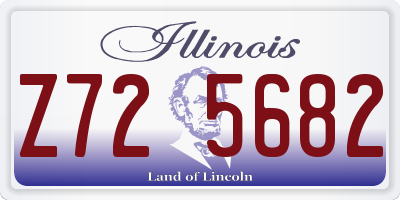 IL license plate Z725682