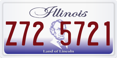 IL license plate Z725721