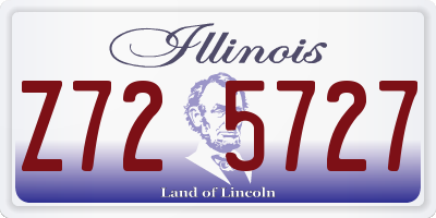 IL license plate Z725727