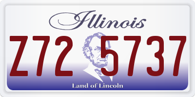 IL license plate Z725737