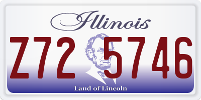 IL license plate Z725746