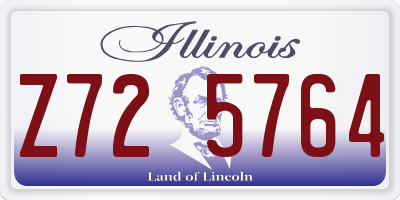 IL license plate Z725764