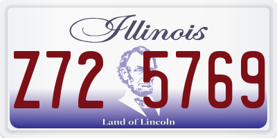 IL license plate Z725769