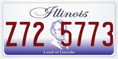 IL license plate Z725773